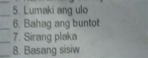 bahag ang buntot (bahág ang buntót) Filipino/Tagalog term.